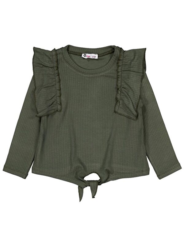 Civil Girls Omuz Fırfırlı 2-5 Yaş Sweatshirt