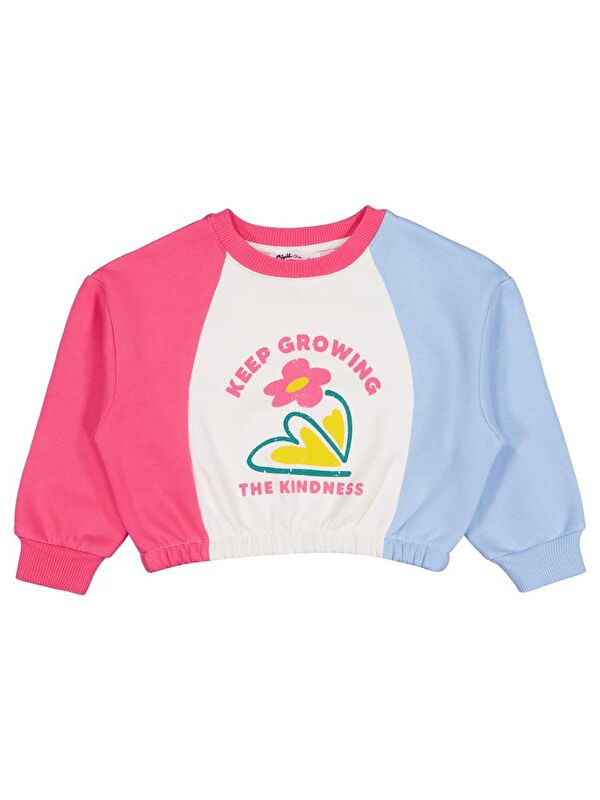 Civil Girls Keep Growing Baskılı 2-5 Yaş Sweatshirt