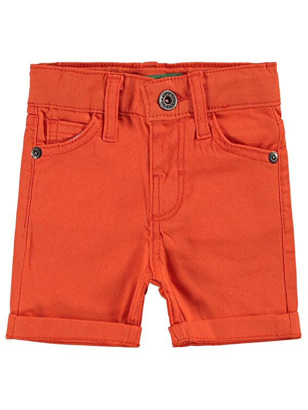 Tommiks Kids Gabardin 6-24 Ay Şort - Turuncu