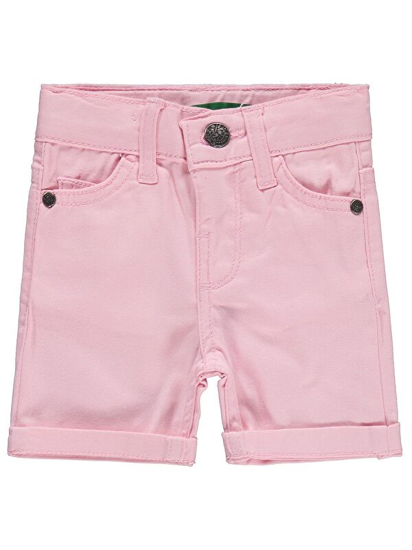 Tommiks Kids Gabardin 6-24 Ay Şort - Pembe