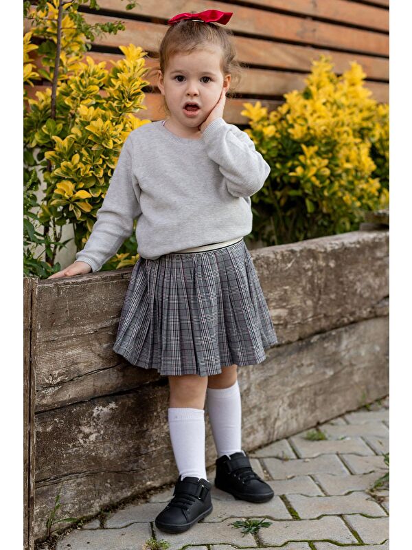 Smart Walker High Top Süper Mat Siyah Barefoot Çocuk Bot - Görsel 5