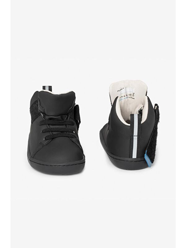 Smart Walker High Top Süper Mat Siyah Barefoot Çocuk Bot - Görsel 8