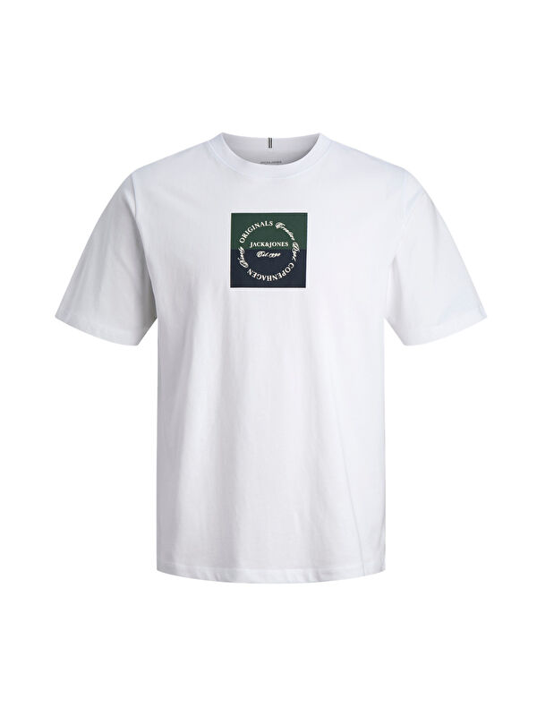 Jack & Jones Originals Logolu Pamuklu Regular Fit Bisiklet Yaka T Shirt 12290856