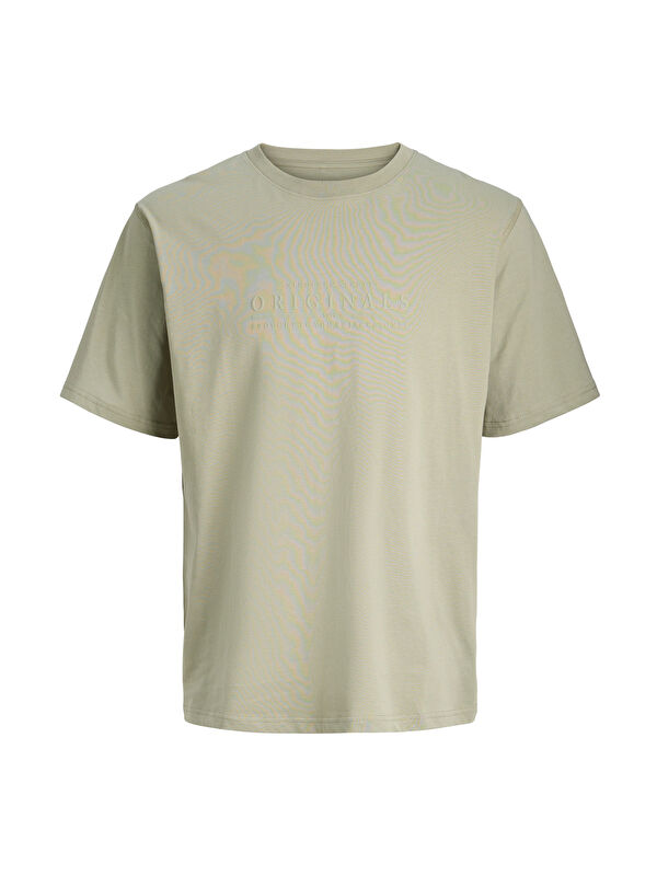 Jack & Jones Originals Logolu Pamuklu Regular Fit Bisiklet Yaka T Shirt 12290315