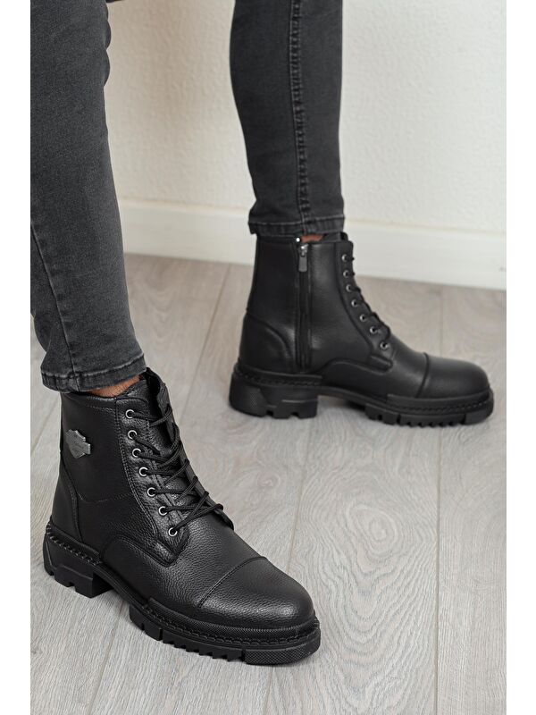 D114 Ürün Erkek Kışlık Soğuk Geçirmez Ortopedik Bot - Görsel 3