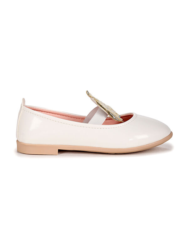 Menz Rugan Kelebek Lastikli Kız Çocuk Babet Ayakkabı - Görsel 5