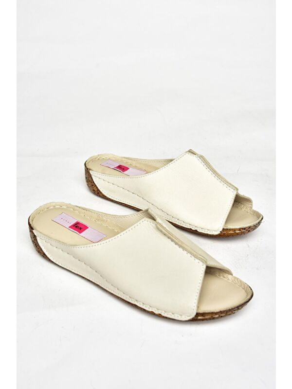 P5550640 Bej Kadın Terlik - Görsel 4