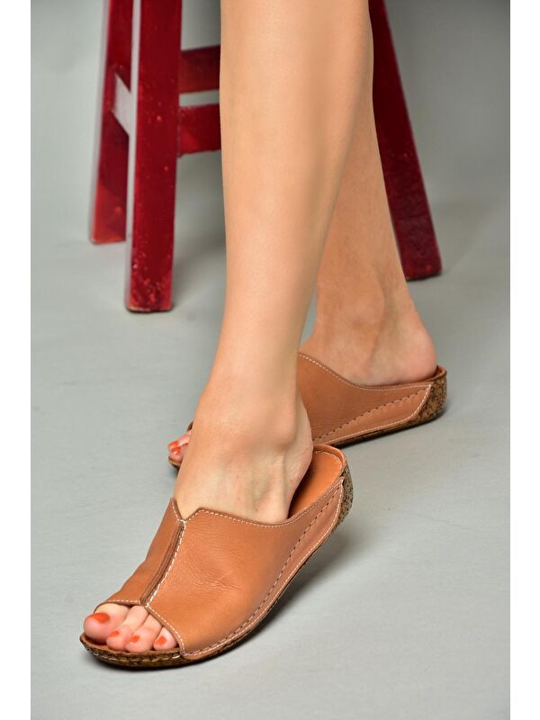 P5550640 Taba Kadın Terlik - Görsel 5