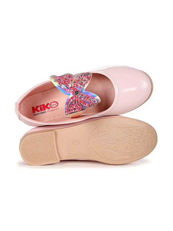 Menz Rugan Kelebek Lastikli Kız Çocuk Babet Ayakkabı - Görsel 6