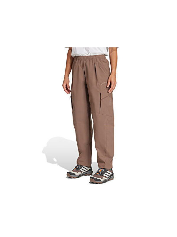 Adidas W Cargo Pants Kadın Outdoor Eşofman Altı JM9857 Kahverengi