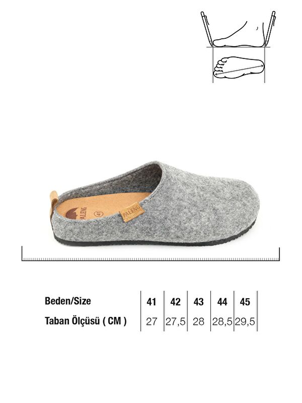 Dört Mevsim Çıkarılabilir İç Taban Comfort Ev Bahçe Erkek Terlik - Görsel 3