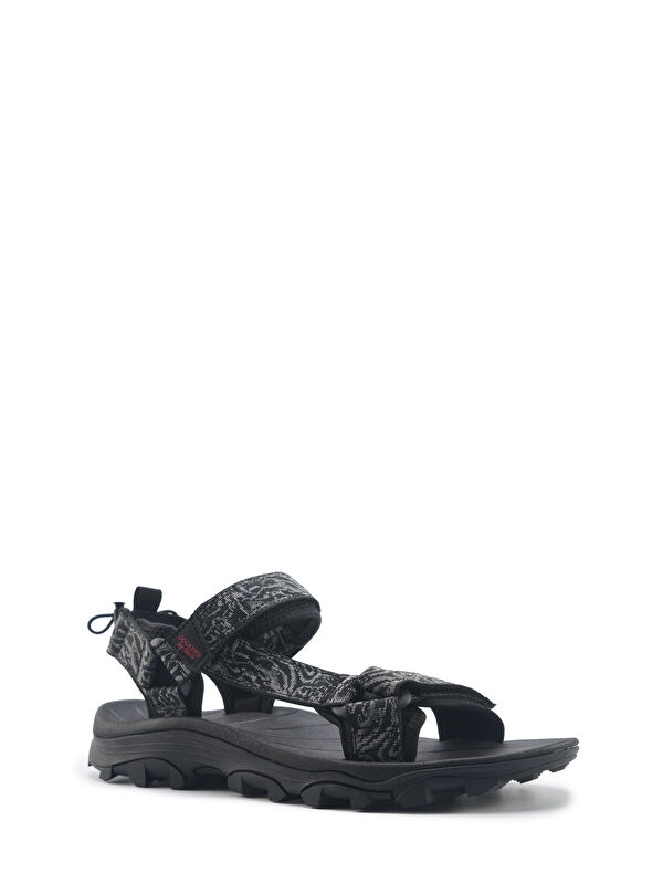 238701 5FX Siyah Erkek Sandalet - Görsel 3