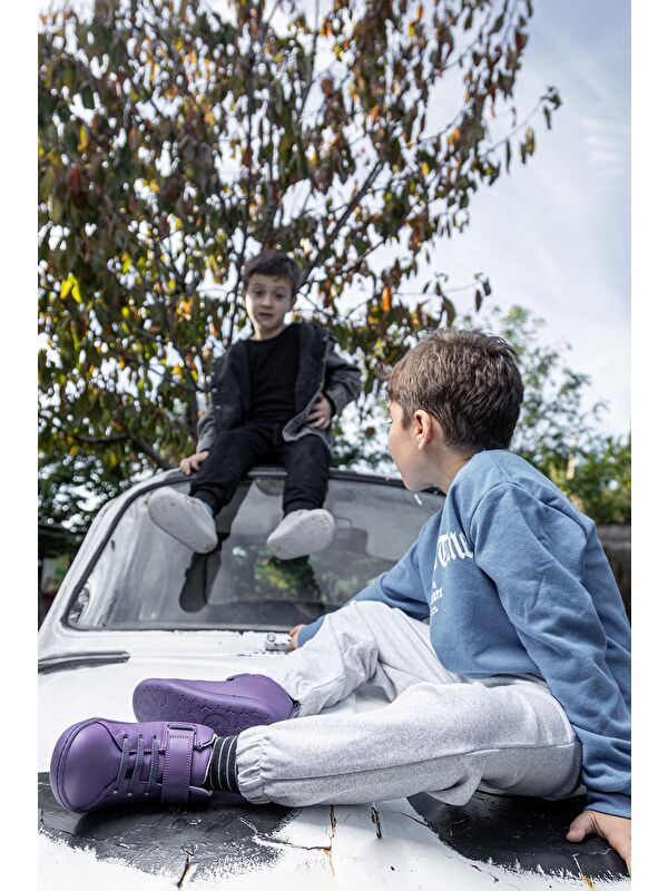 Smart Walker High Top Mor Işık Barefoot Çocuk Bot - Görsel 7