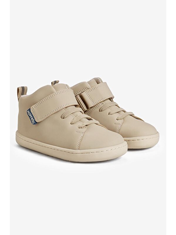 Smart Walker High Top Süper Mat Bej Barefoot Çocuk Bot - Görsel 5