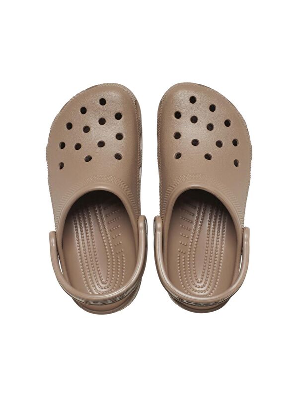 Classic Unisex Kahverengi Terlik - Görsel 4