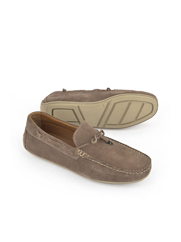 Erkek Hakiki Deri Ayakkabı 1511007ZB012 Kum - Görsel 5