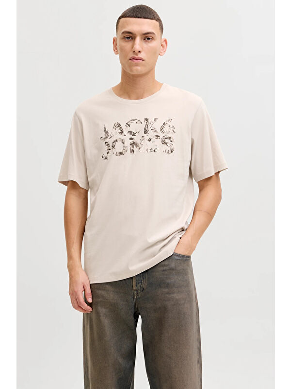 Jack & Jones Essentials Logolu Pamuklu Regular Fit Bisiklet Yaka T Shirt 12288536