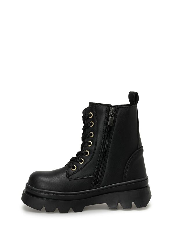 TUNK F 3PR Siyah Kız Çocuk Biker Bot - Görsel 4