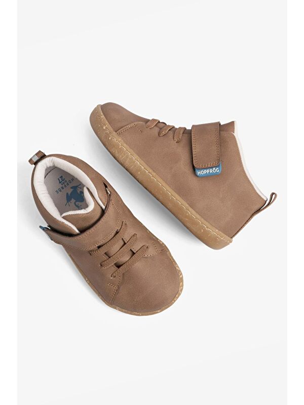 Smart Walker High Top Kahverengi Meşe Barefoot Çocuk Bot - Görsel 3