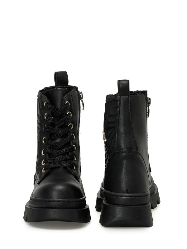 TUNK F 3PR Siyah Kız Çocuk Biker Bot - Görsel 6