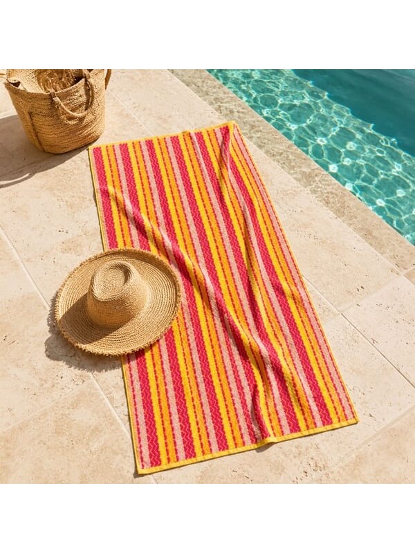 Evidea Soft Tinto Plaj Havlusu - Renkli - 70x140 cm