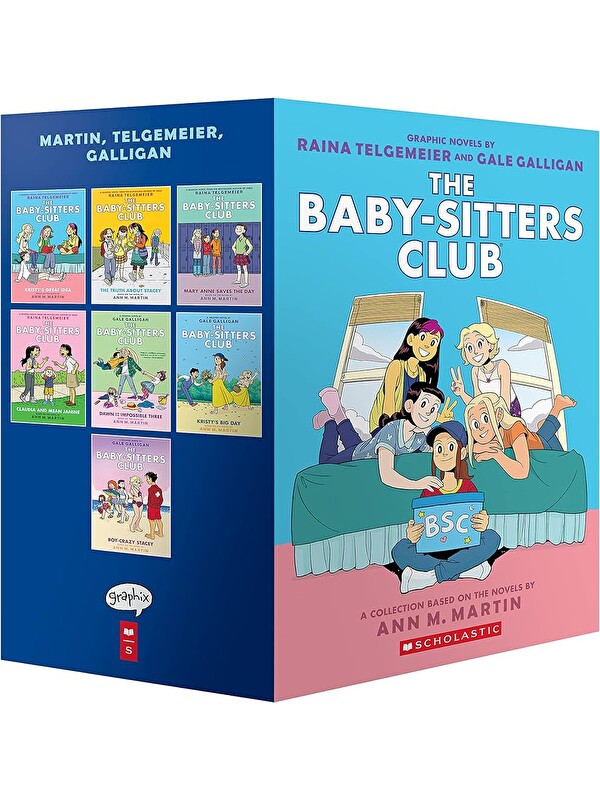 Scholastic The Babysitters Club Graphic Novel Full-Color Edition Box Set #1-7