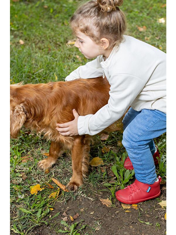 Smart Walker High Top Kırmızı Işık Barefoot Çocuk Bot - Görsel 5