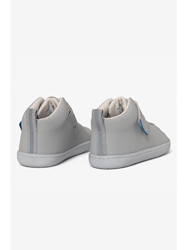 Smart Walker High Top Süper Mat Havalı Gri Barefoot Çocuk Bot - Görsel 7