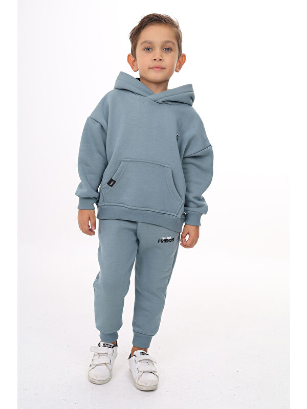 Toontoykids Erkek Çocuk Nakışlı Eşofman Takım