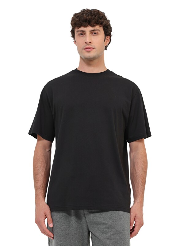 Kinetix MB 11RICK Siyah Erkek Kısa Kol T-Shirt