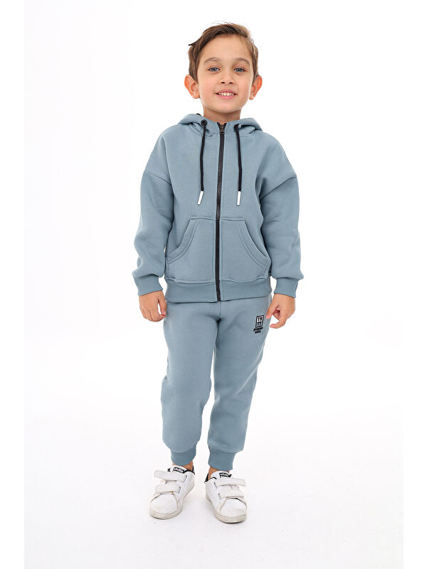 Toontoykids Erkek Çocuk Nakışlı Eşofman Takım