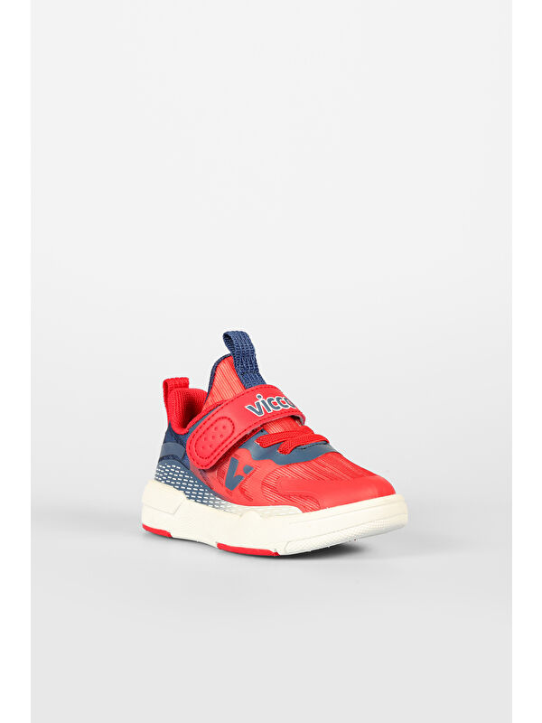 Daphne Baskılı Unisex Bebek Kırmızı Sneaker - Görsel 4