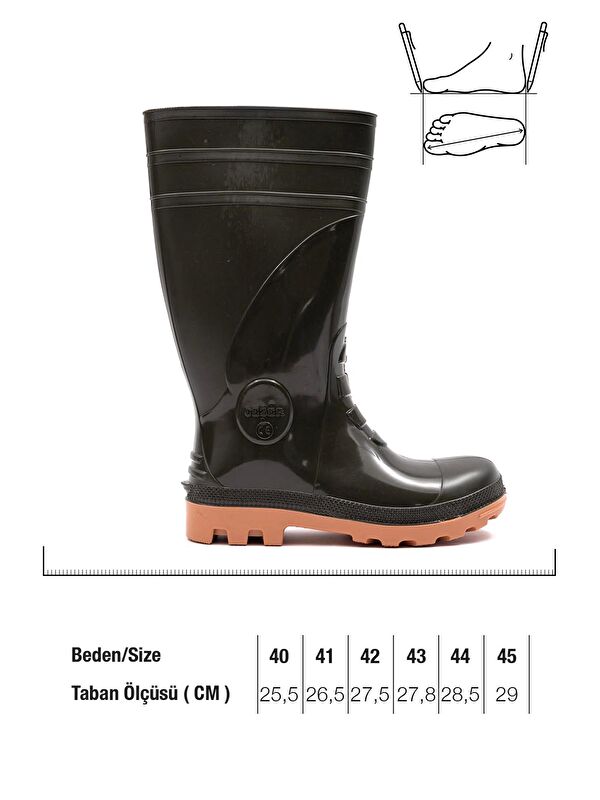 Kışlık Erkek Çelik Burun Çizme - Görsel 5