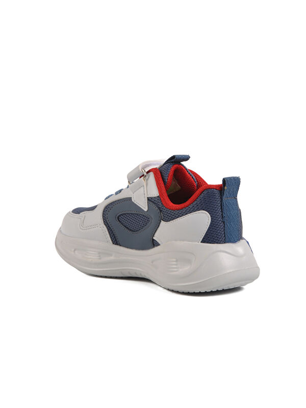 Beyaz Cırtlı Hafif Erkek Çocuk Spor Ayakkabı 1890 P - Görsel 5