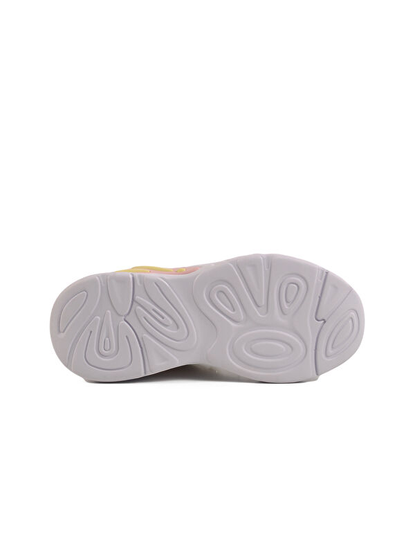 Beyaz Cırtlı Fileli Hafif Kız Çocuk Spor Ayakkabı 1878 F - Görsel 6