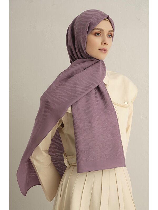 ARMİNE Pamora Zebra Desen Şal 1 42