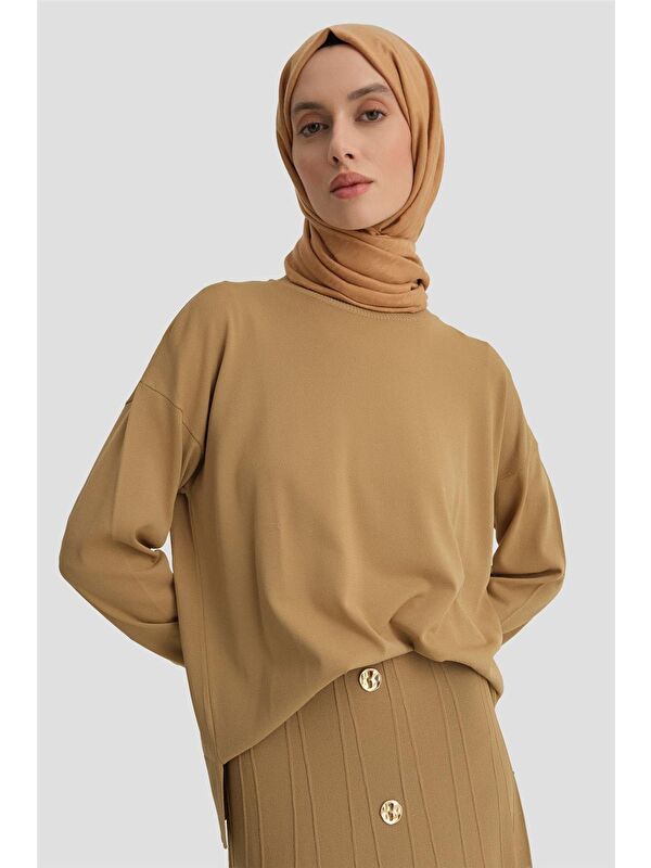 ARMİNE Triko Takım 24Kd2001 Taba