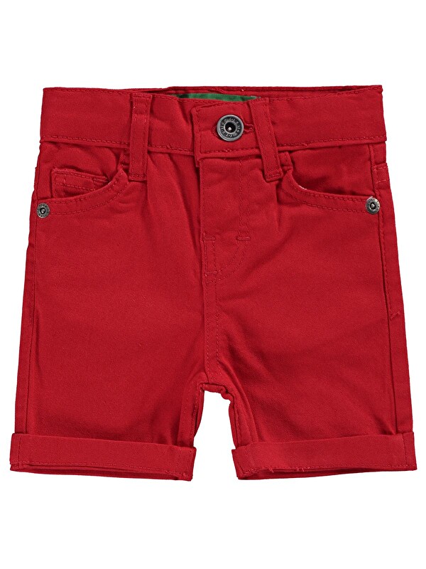 Tommiks Kids Gabardin 6-24 Ay Şort - Kırmızı