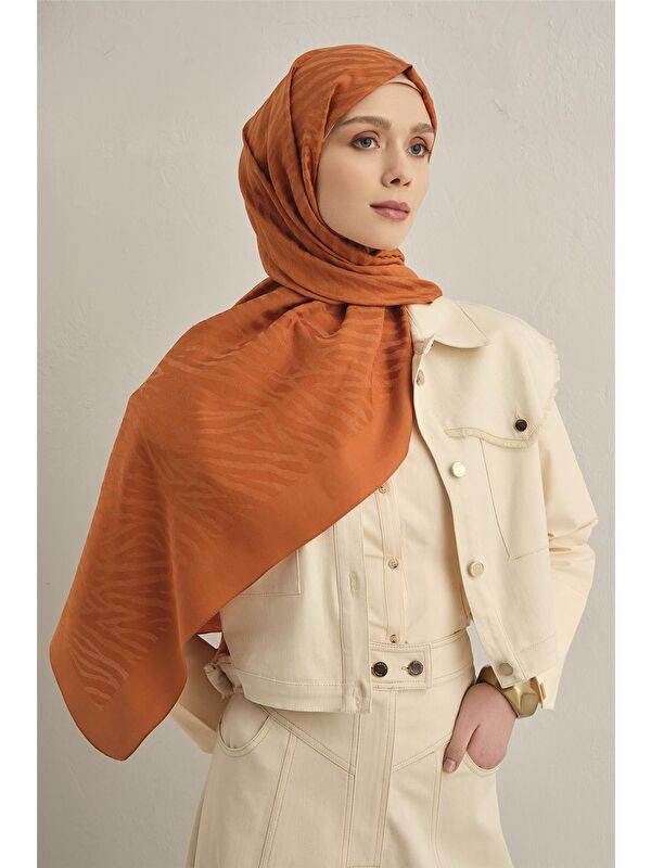ARMİNE Pamora Zebra Desen Şal 1 43