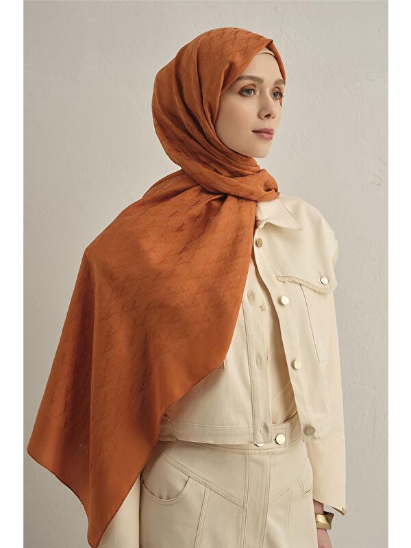 ARMİNE Pamora Aa Monogram Şal 3 43