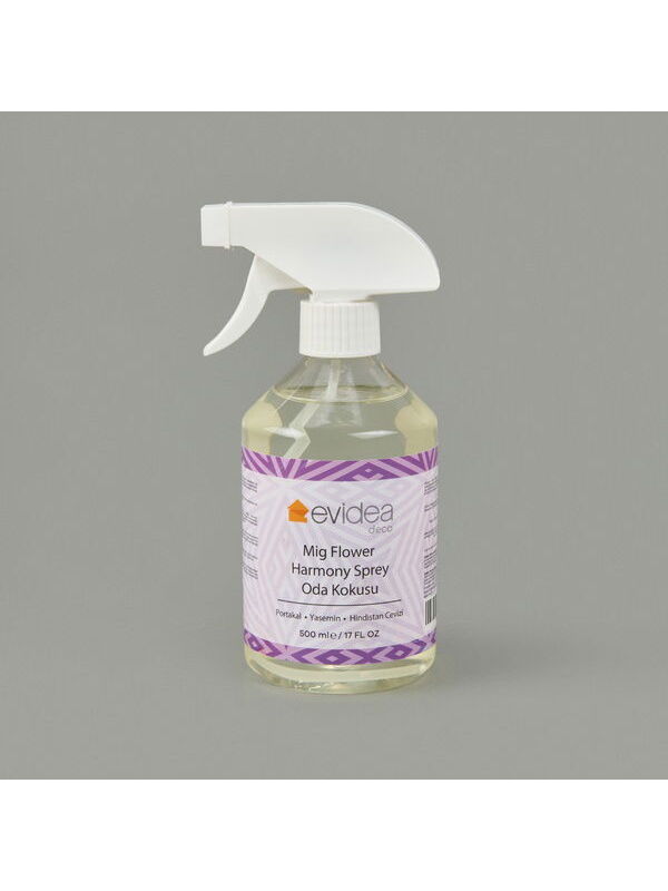 Evidea Deco Mig Flower Harmony Sprey Oda Kokusu - Şeffaf - 500 ml