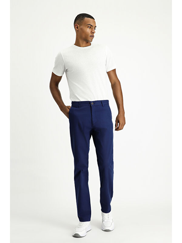 Kiğılı Super Slim Fit Ekstra Dar Kesim Elastanlı Kanvas / Chino Pantolon