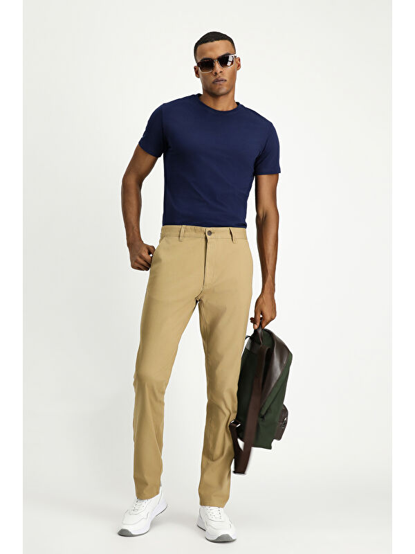 Kiğılı Regular Fit Elastanlı Kanvas / Chino Pantolon