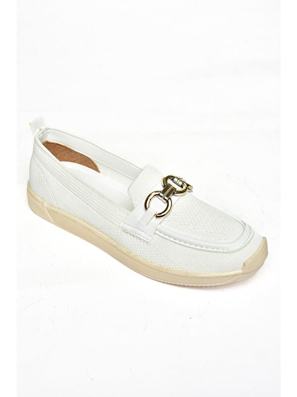 S3746104 Beyaz Kadın Ayakkabı - Görsel 3