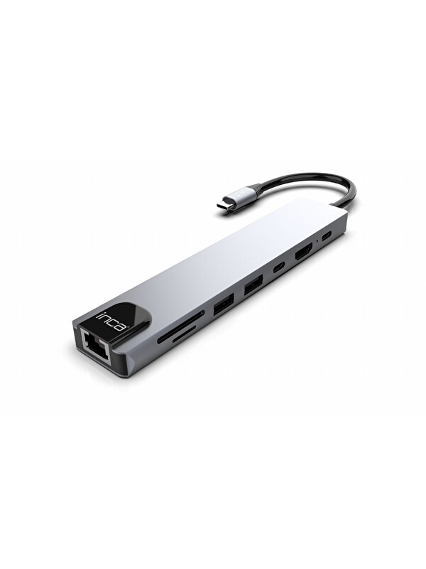 Inca Itpc-7 8'li USB Tip-C Aliminyum Hub