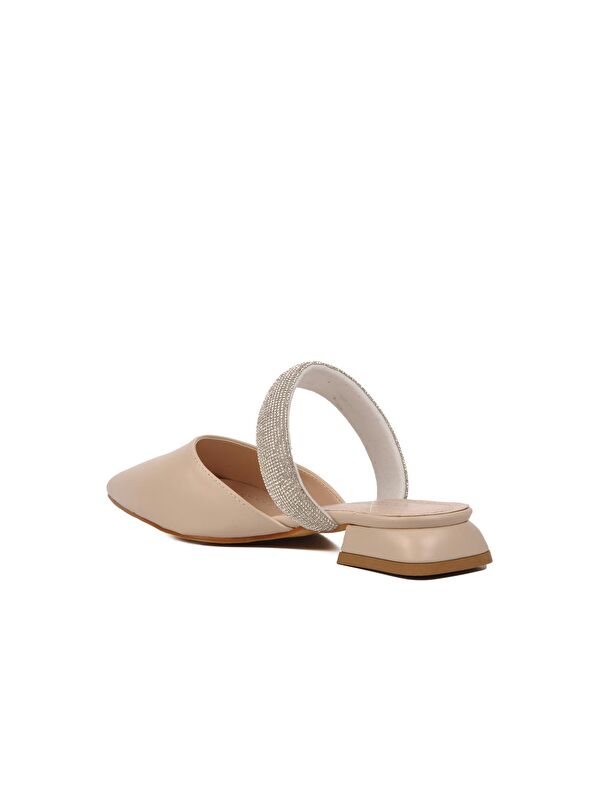 Bej Kadın Terlik 17578 - Görsel 5