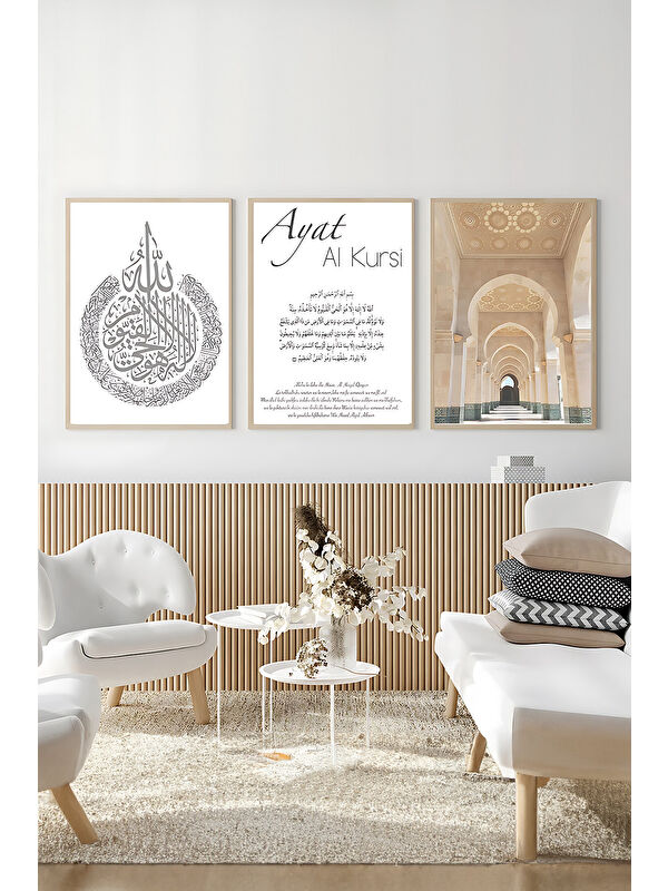 Artavessa 3 Parça Çerçeve Görünümlü Mdf Tablo Seti - ARTSYCLLCT5-1520