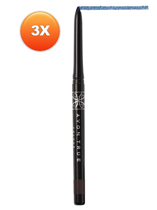 AVON Glimmersticks Pırıltılı Asansörlü Suya Dayanıklı Göz Kalemi Twilight Sparkle Üçlü Set