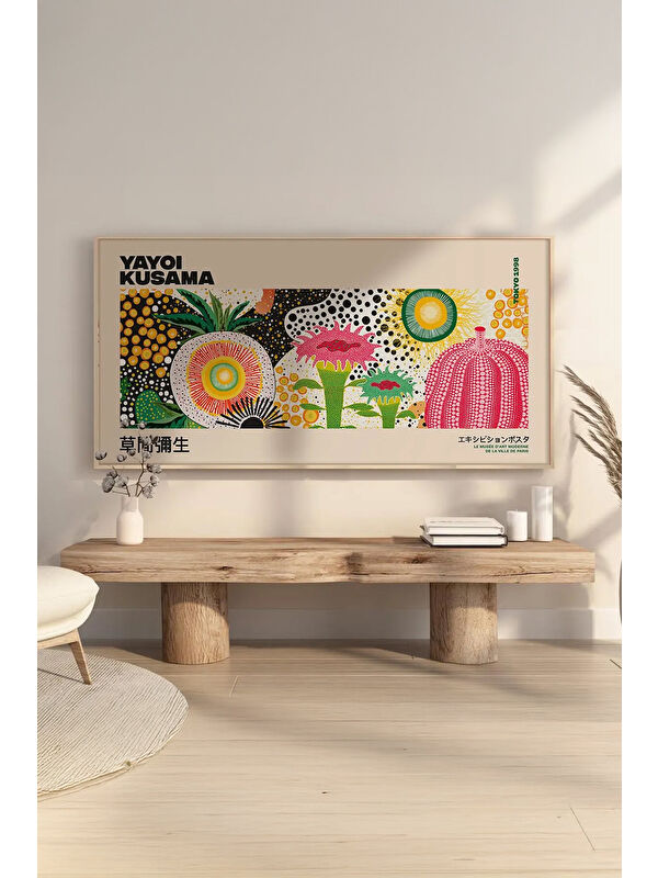 Artavessa Tek Parça Gerçek Ham Ahşap Yatay Panorama Çerçeveli Tablo - Model 6 - 33 x 70