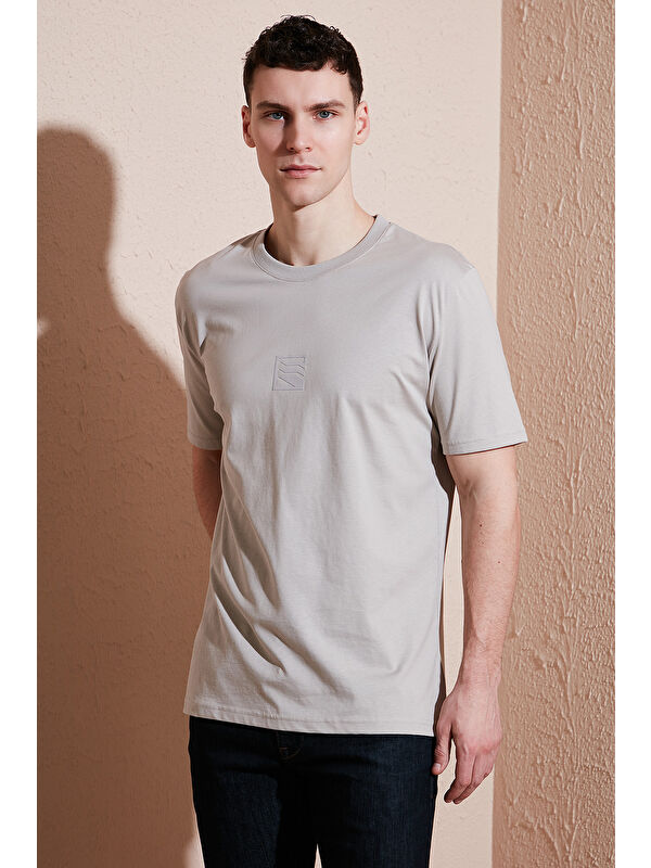 Buratti Pamuklu Regular Fit Bisiklet Yaka %100 Pamuk Tişört 5902948